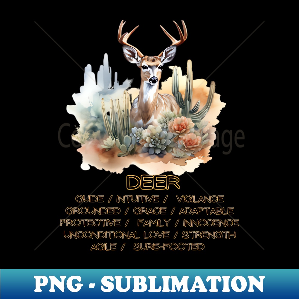 Spirit Power Animal Guide Totem DEER Mascot Symbol - Premium | Inspire ...