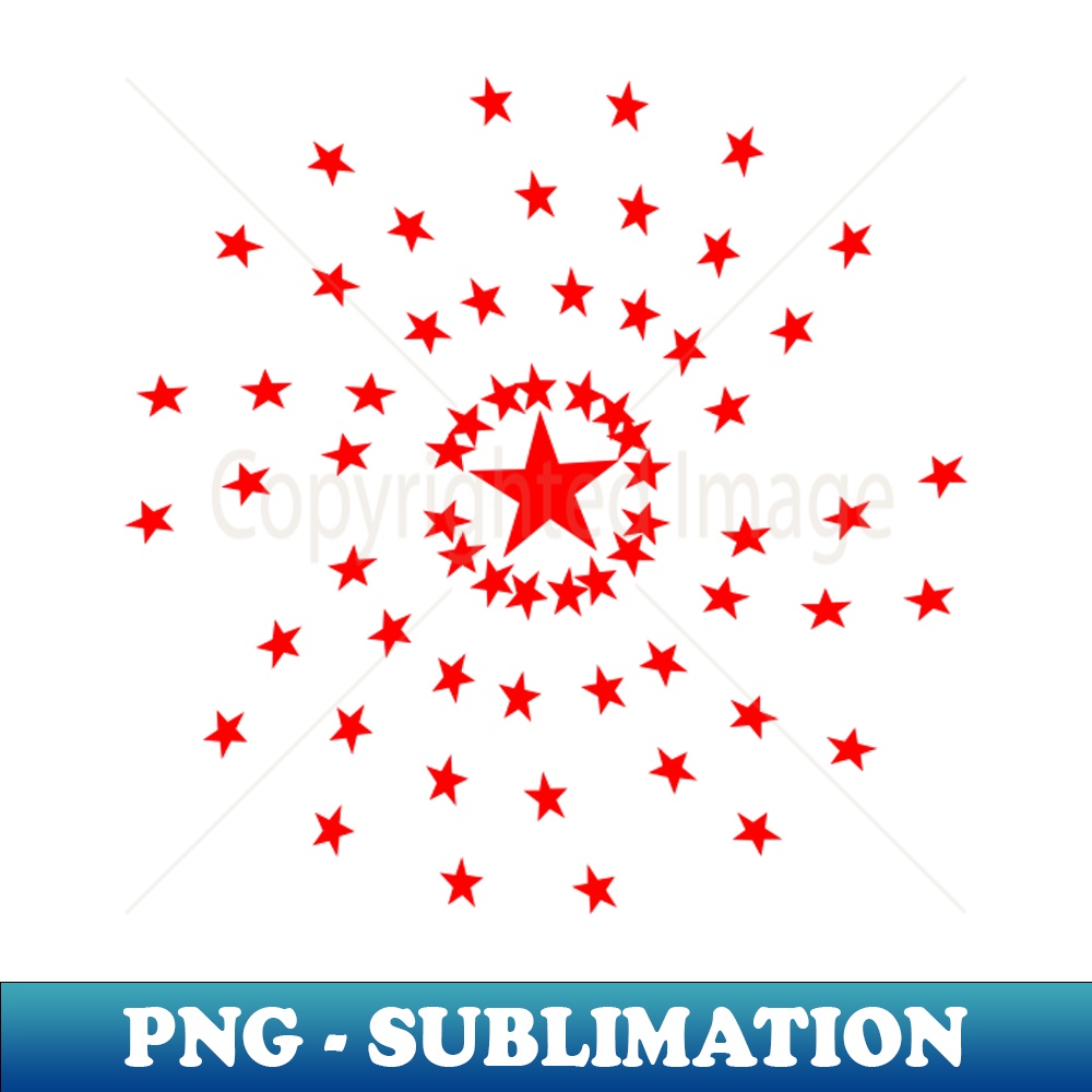 Red Star Pattern Transparent Stars pattern in Red - PNG Transparent Sublimation File - Fa | Inspire ...