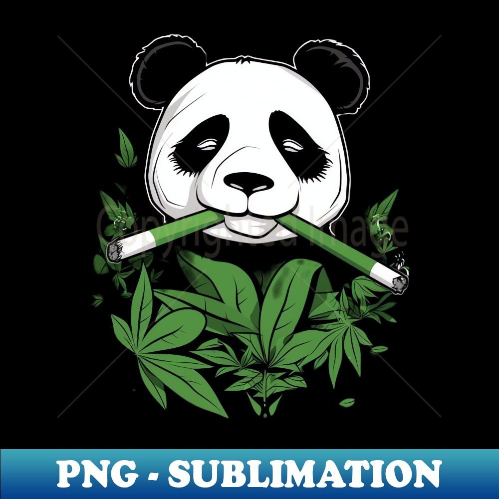 Panda smoking weed theme - Artistic Sublimation Digital File | Inspire ...