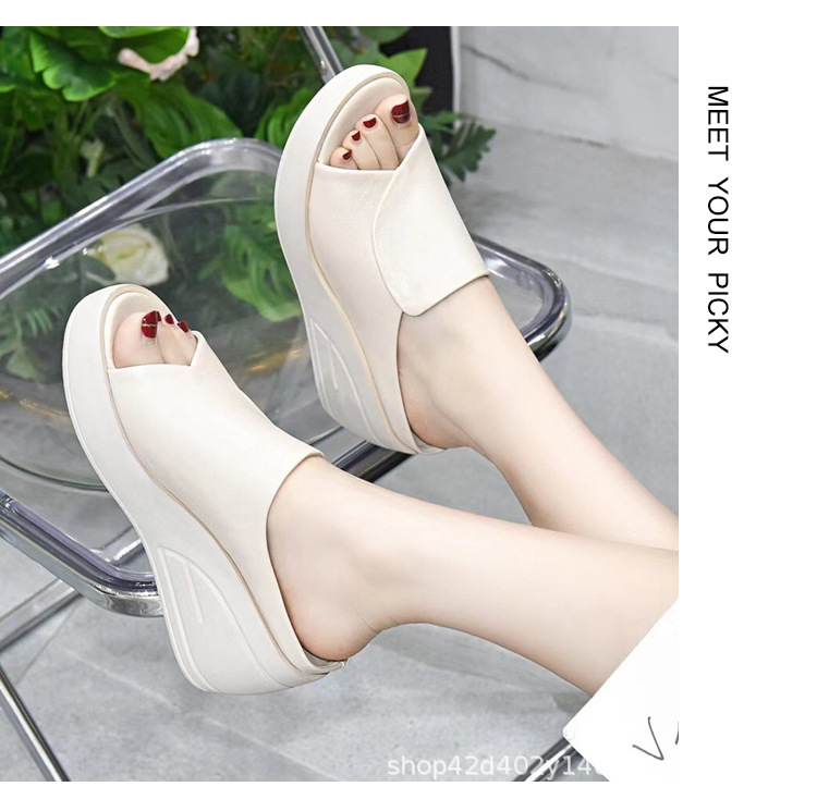 Wedge Platform Open Toe Women's Orthopedics Sandals, Thick Bottom Beach High Heels Slides for All-Day Comfort, Style