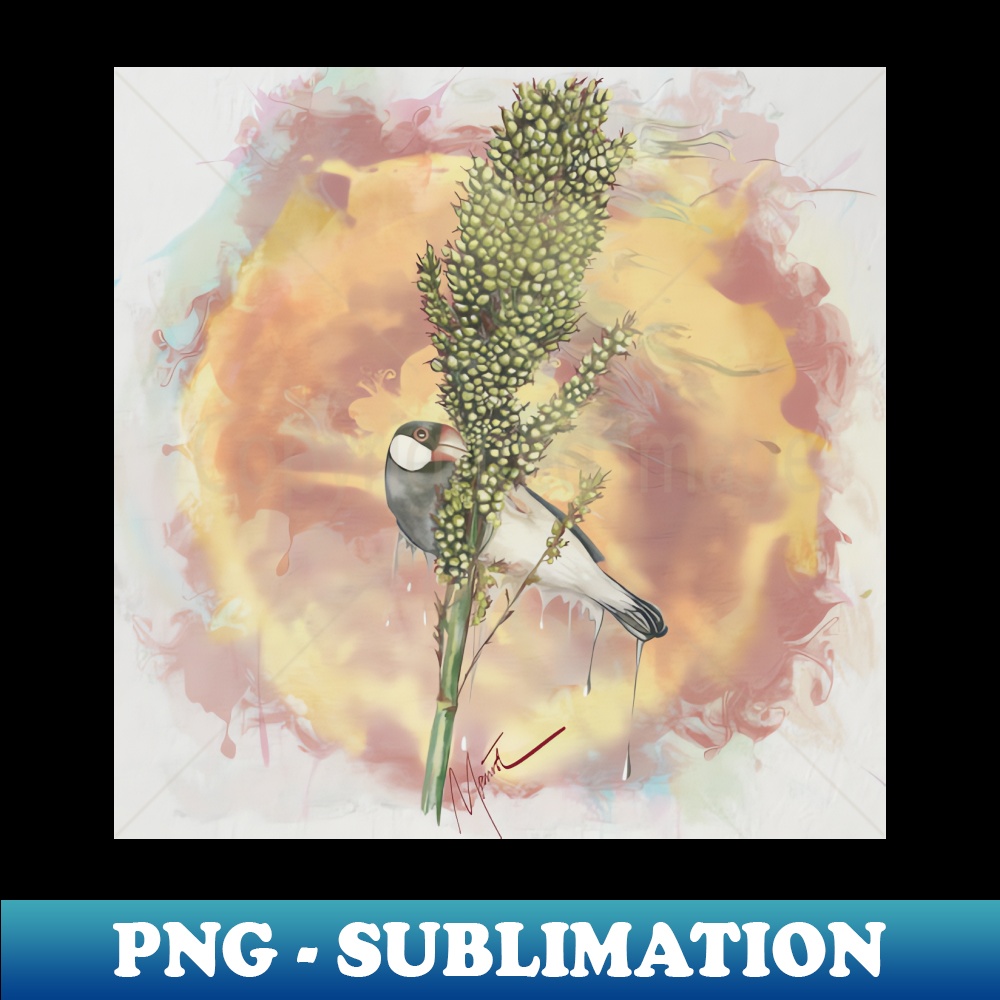 Java Sparrow bird - Exclusive Sublimation Digital File - Per | Inspire ...