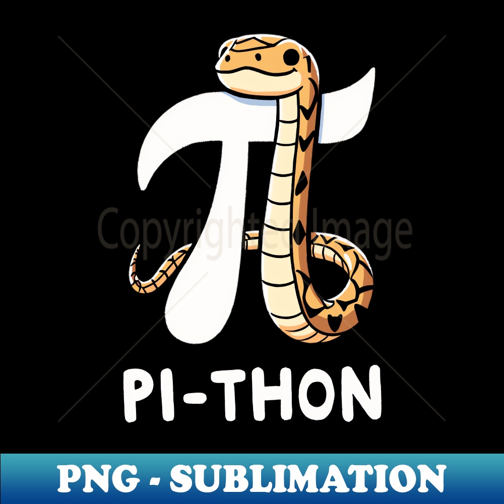 Pi-Thon Pi Symbol Python - PNG Transparent Sublimation Desig - Inspire ...