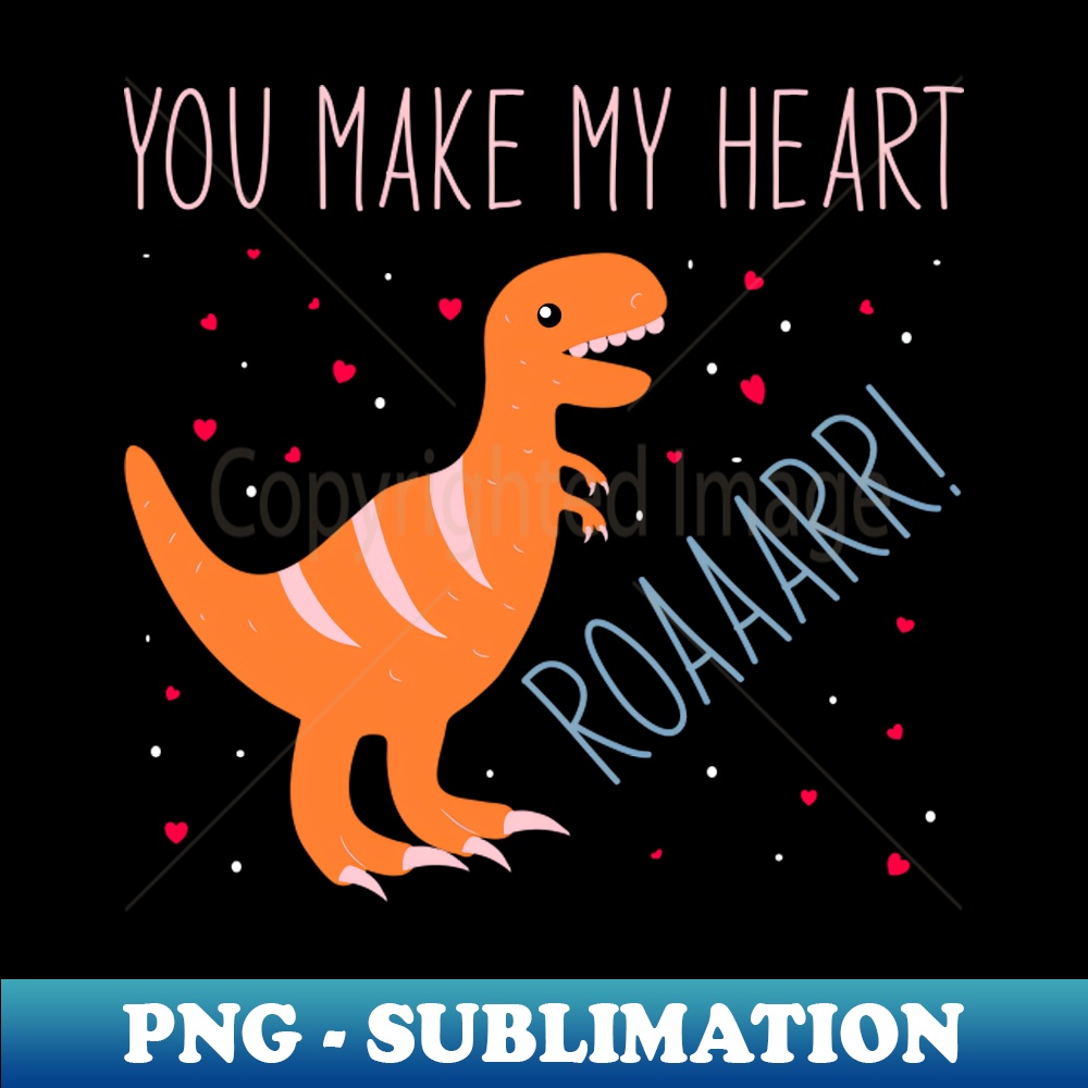Dinosaur Valentine Dinosaurs Dino - PNG Sublimation Digital - Inspire ...