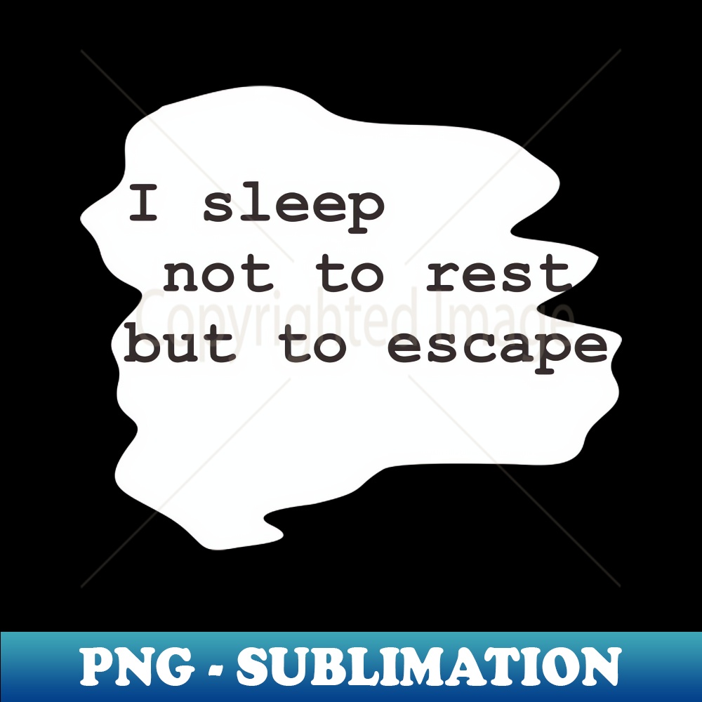 sleep - PNG Transparent Digital Download File for Sublimatio | Inspire ...