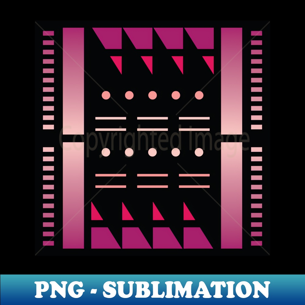 Dimensional Waves 1 - V5 Red - Geometric Art Dimensions - Do - Inspire ...