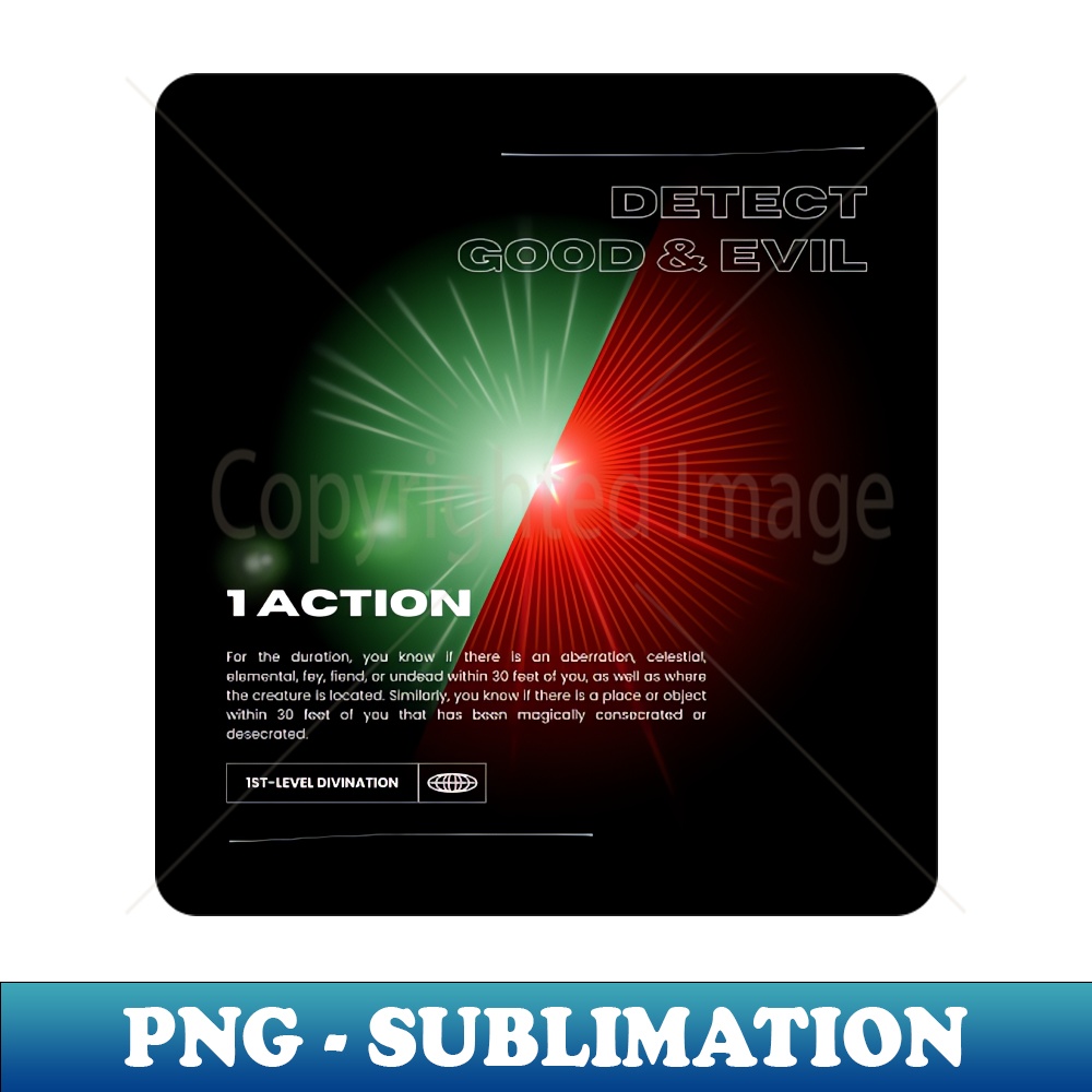 Detect Evil and Good Dnd 5e Spells Tarot Card Dungeons and D Inspire