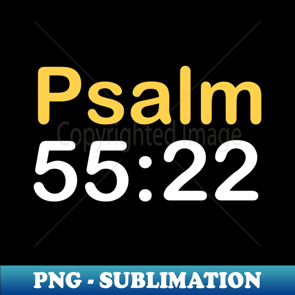 Psalm 5522 trendy sublimation digital download spice up inspire