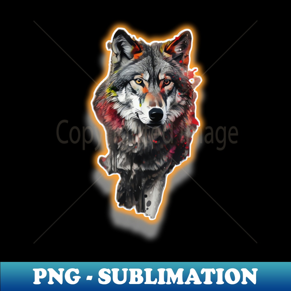 Shadow Wolf - PNG Transparent Sublimation Design - Add a Fes | Inspire ...