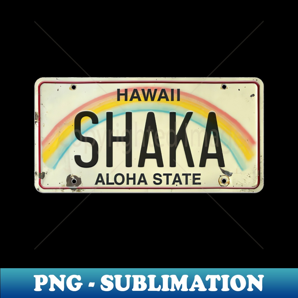 Vintage Hawaiian King Kamehameha Custom License Plate – Personalized Text, 3D Effect, Aluminum