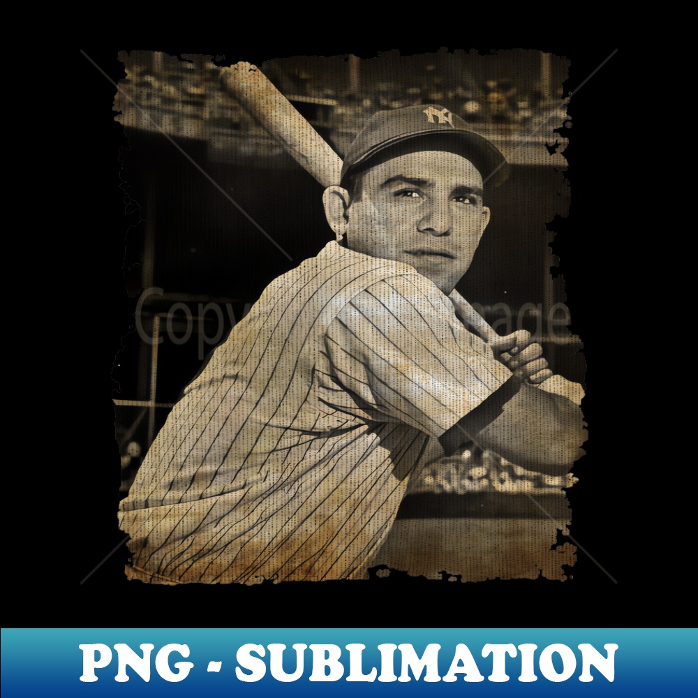 Yogi Berra Old Photos Vintage - PNG Transparent Sublimation - Inspire