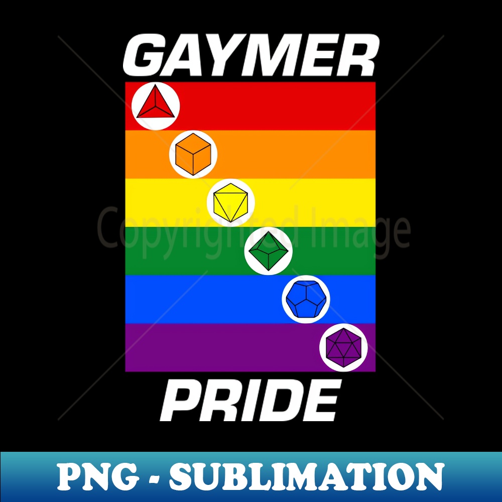 Gaymer Pride Flag - Rainbow - High-Quality PNG Sublimation D | Inspire ...