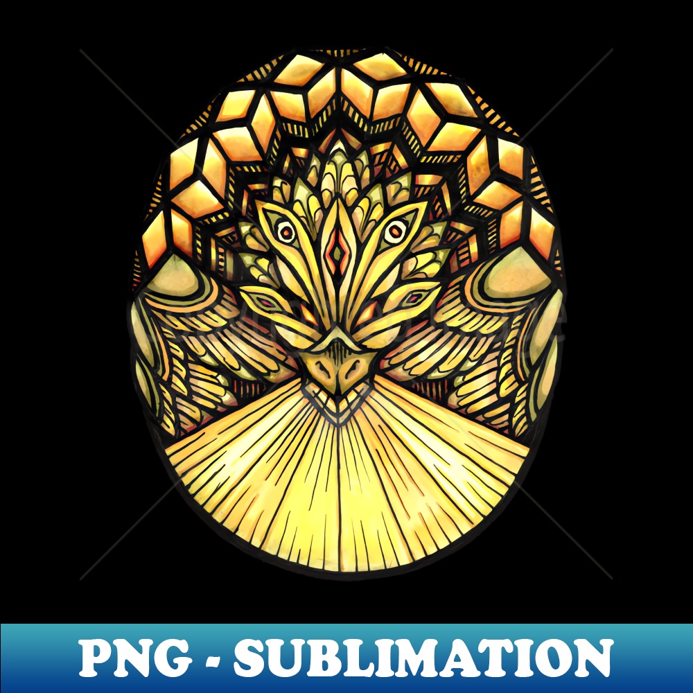 The Golden Raptor - PNG Transparent Sublimation File - Unloc | Inspire ...