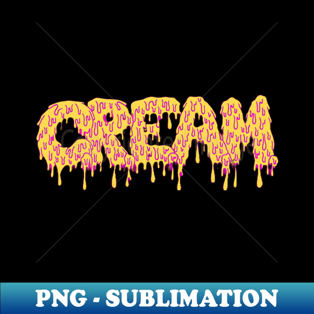 Cream Word Art Design - PNG Sublimation Digital Download - R | Inspire ...