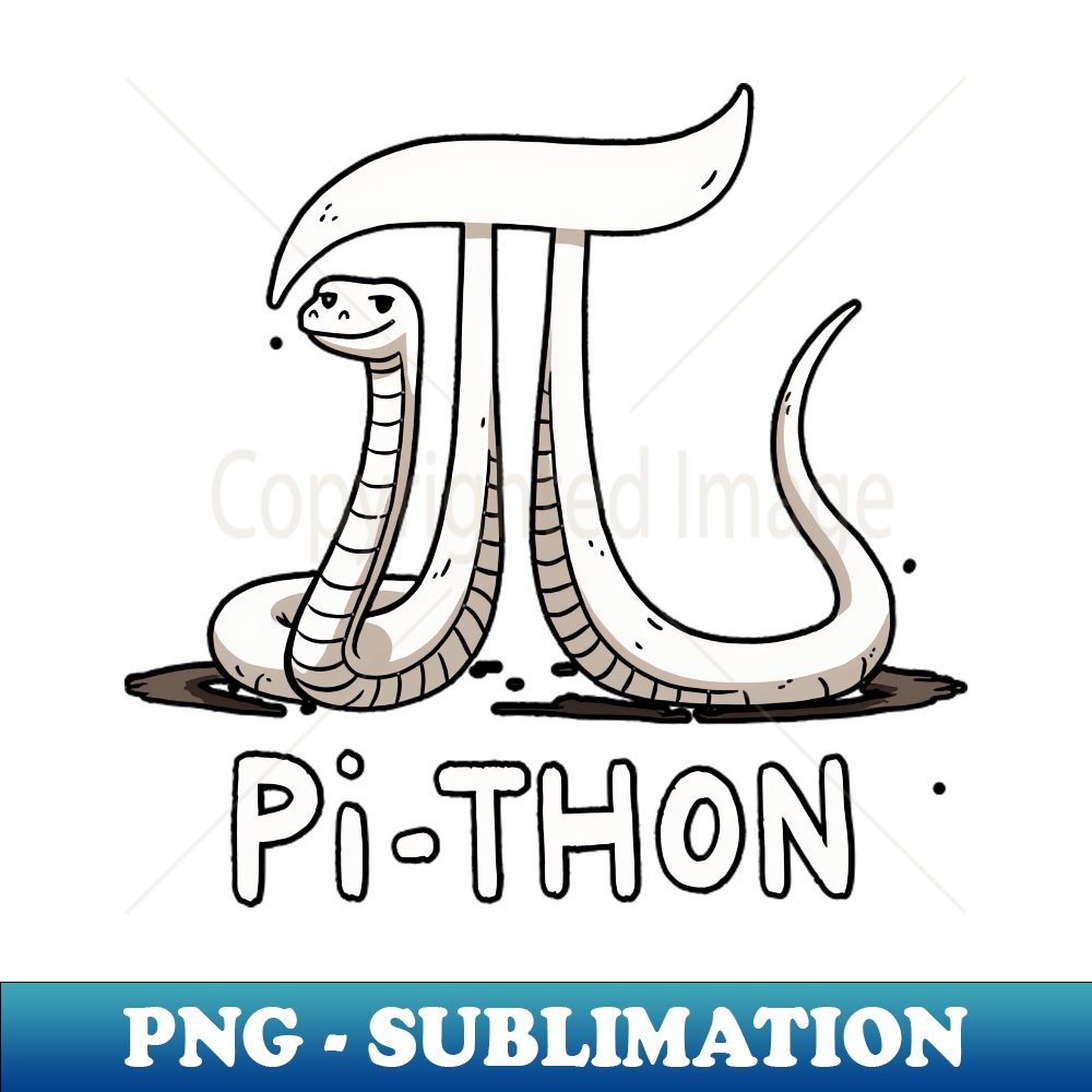 Pi-Thon Pi Python - PNG Sublimation Digital Download - Defyi | Inspire ...