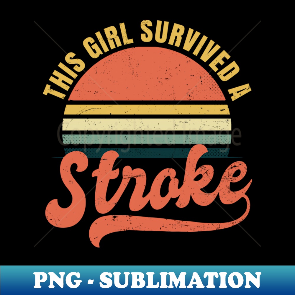 Stroke Survivor Shirt Vintage Retro Survived Girl Gift - Un | Inspire ...