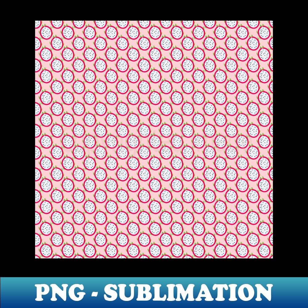 Pattern Pita Dragon Fruit Pitaya Pattern - Retro PNG Sublimation Digital | Inspire ...