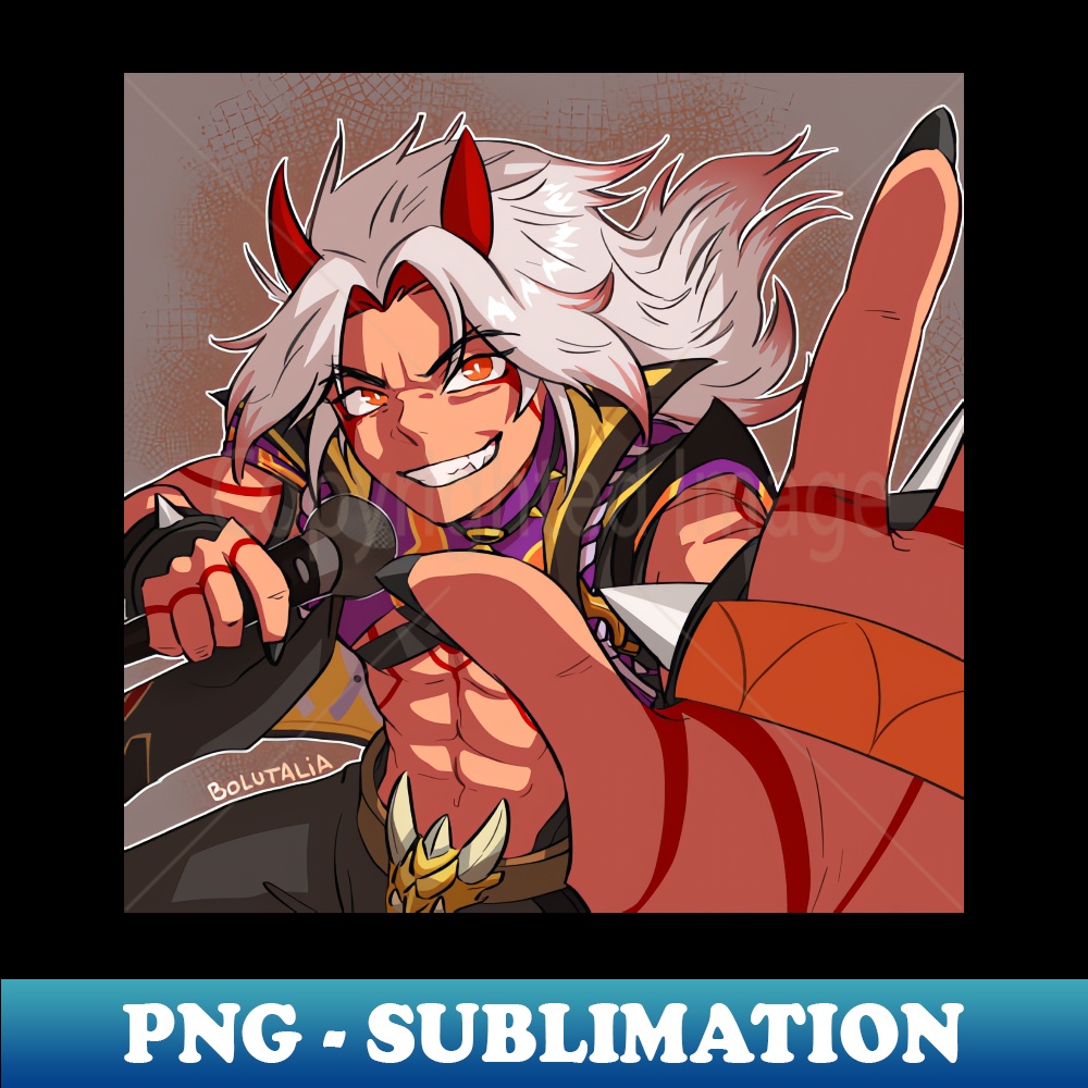 Arataki Itto Genshin Impact FANART - Aesthetic Sublimation D - Inspire