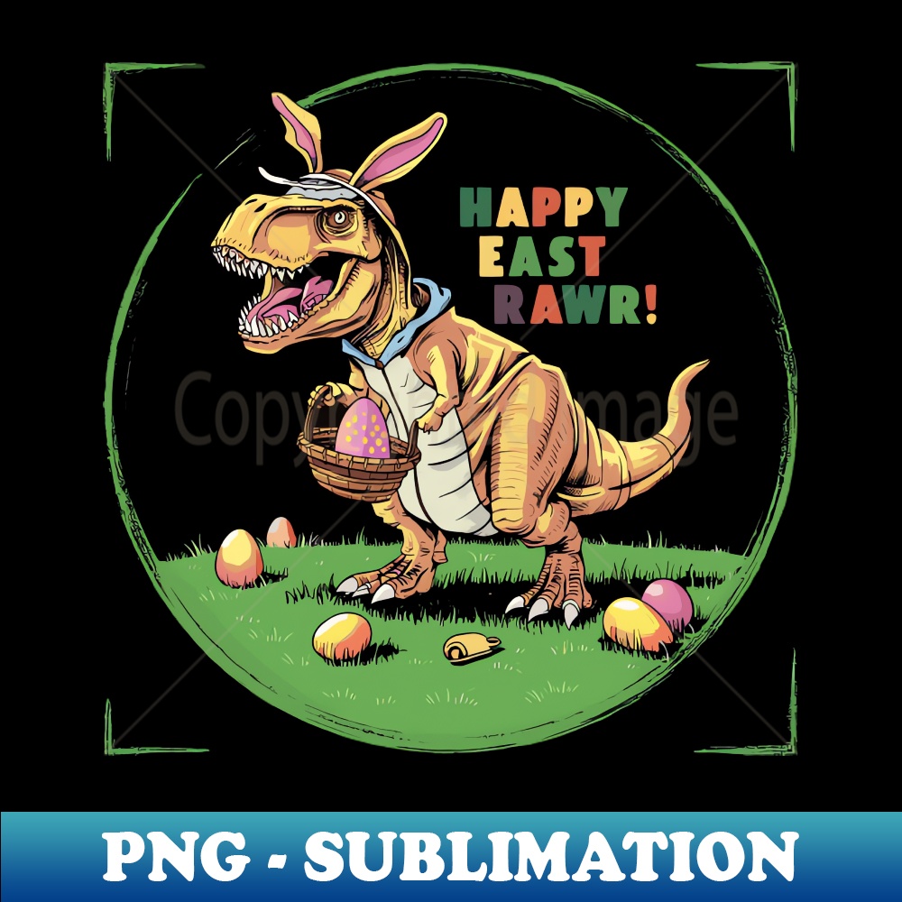 Happy Eastrawr T Rex Easter Bunny Dinosaur Eggs Boys Kids - | Inspire ...