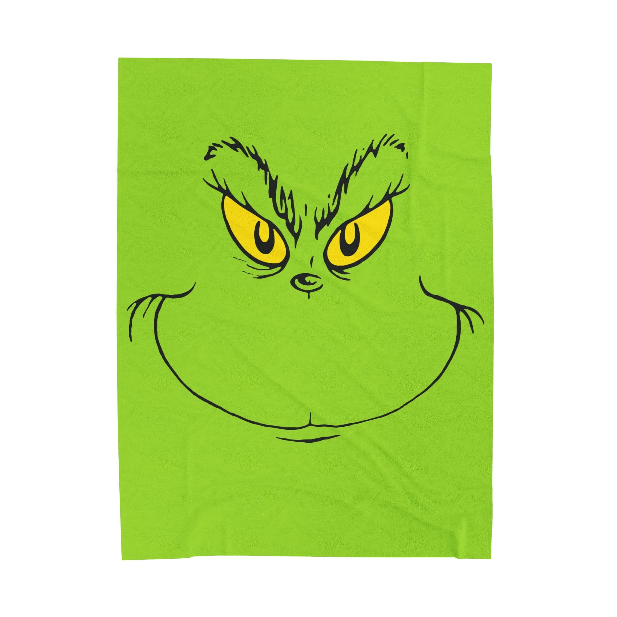 Funny Face Grinch Christmas Blankets and Throws,Green Monste Inspire