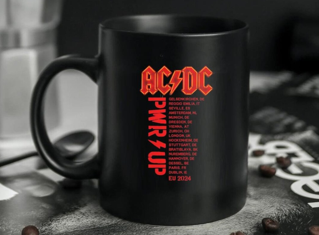 AC/DC POWER up European Tour 2024 Mug | Inspire Uplift