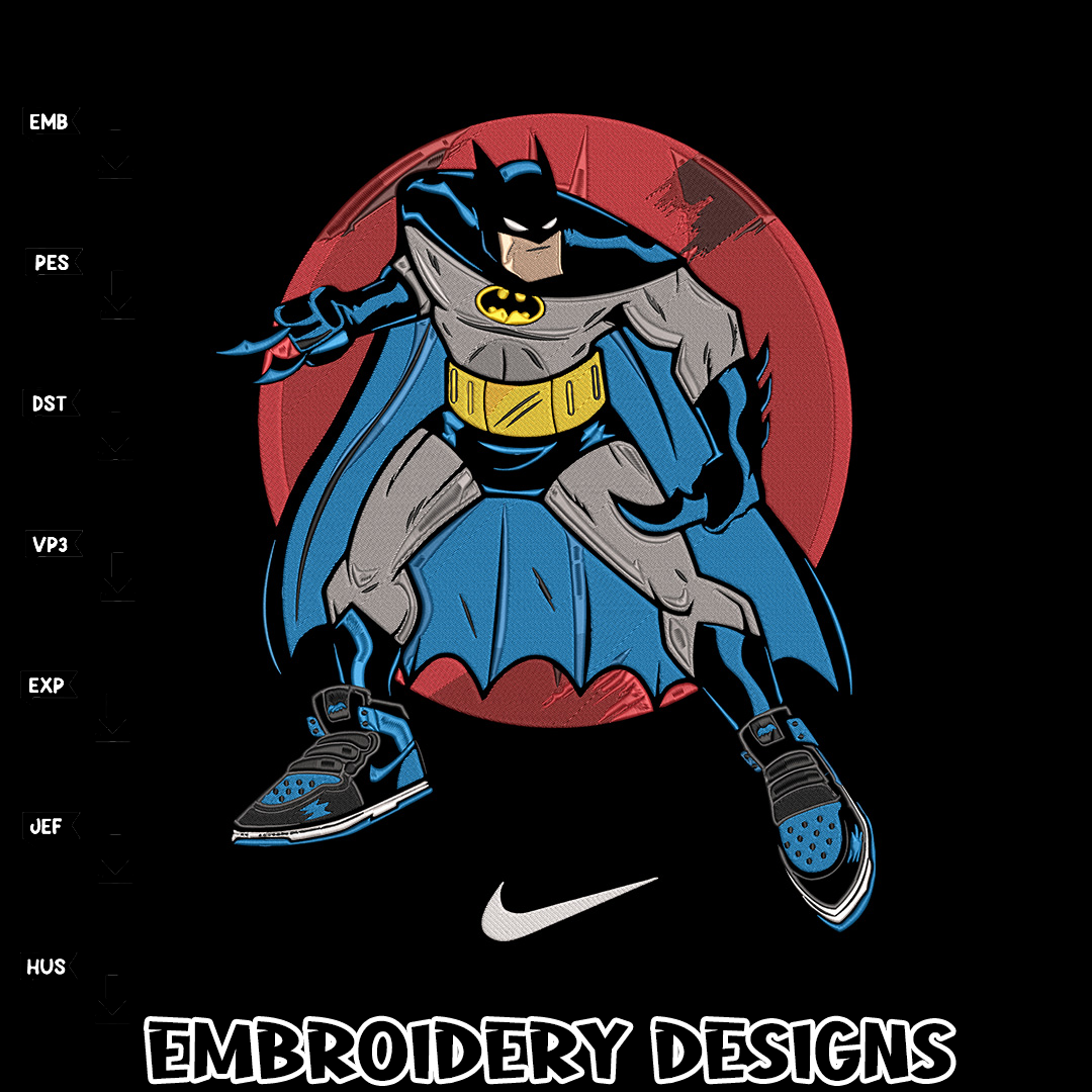 Batman poster Embroidery Design, Batman Embroidery, Embroide | Inspire ...