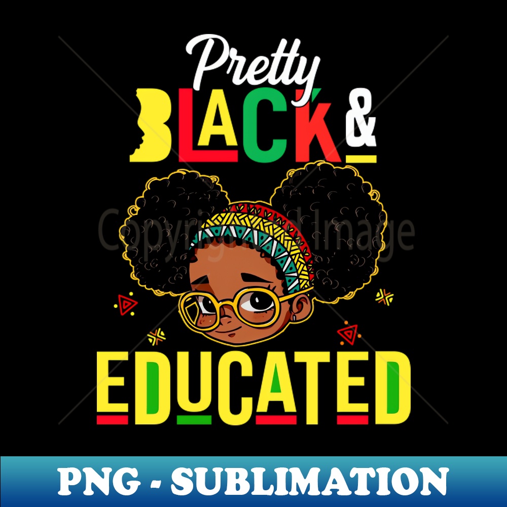 Pretty Black Educated African American Black History Month | Inspire Uplift