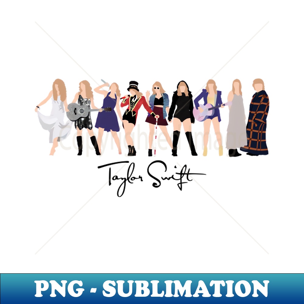 Taylor Swift Midnight Line Art - PNG Transparent Digital Dow | Inspire ...