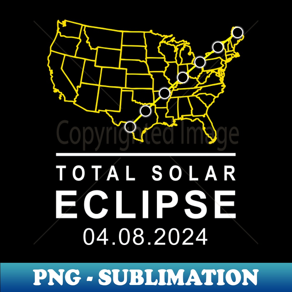 America Totality Total Solar Eclipse April 8 2024 USA Map - | Inspire ...