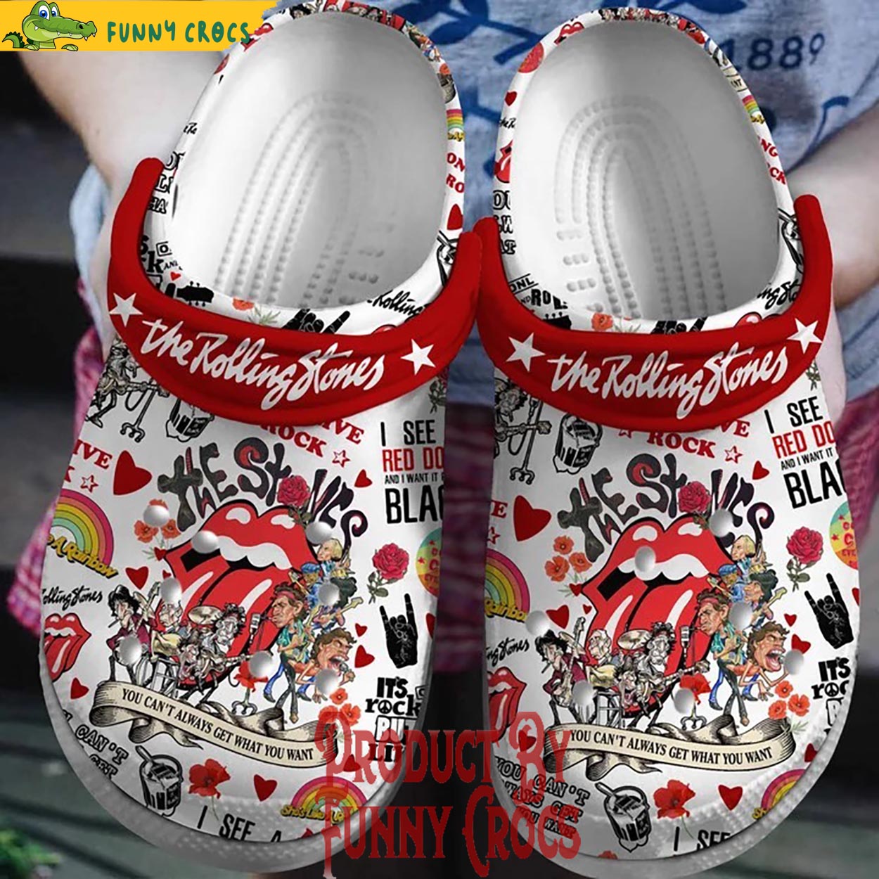 You Cant Always Get What You Want The Rolling Stones Crocs - | Inspire ...