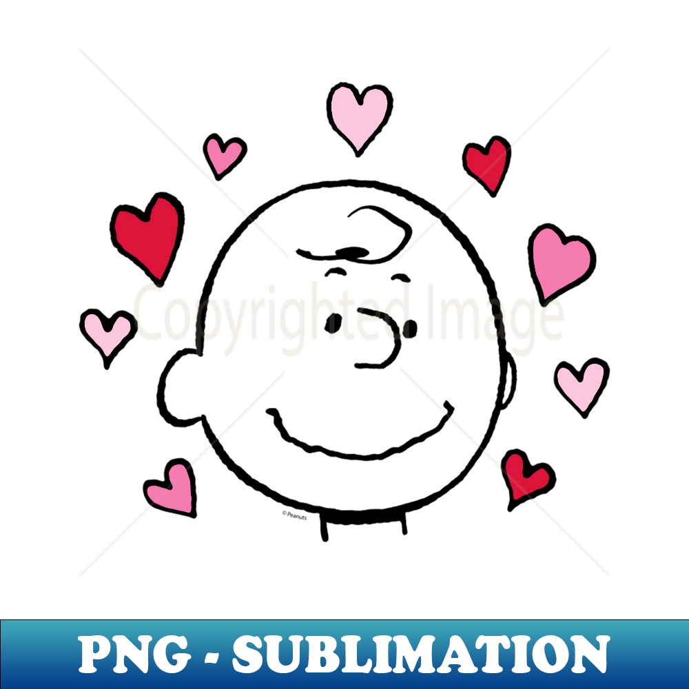 Peanuts - Charlie Face With Hearts | Inspire Uplift