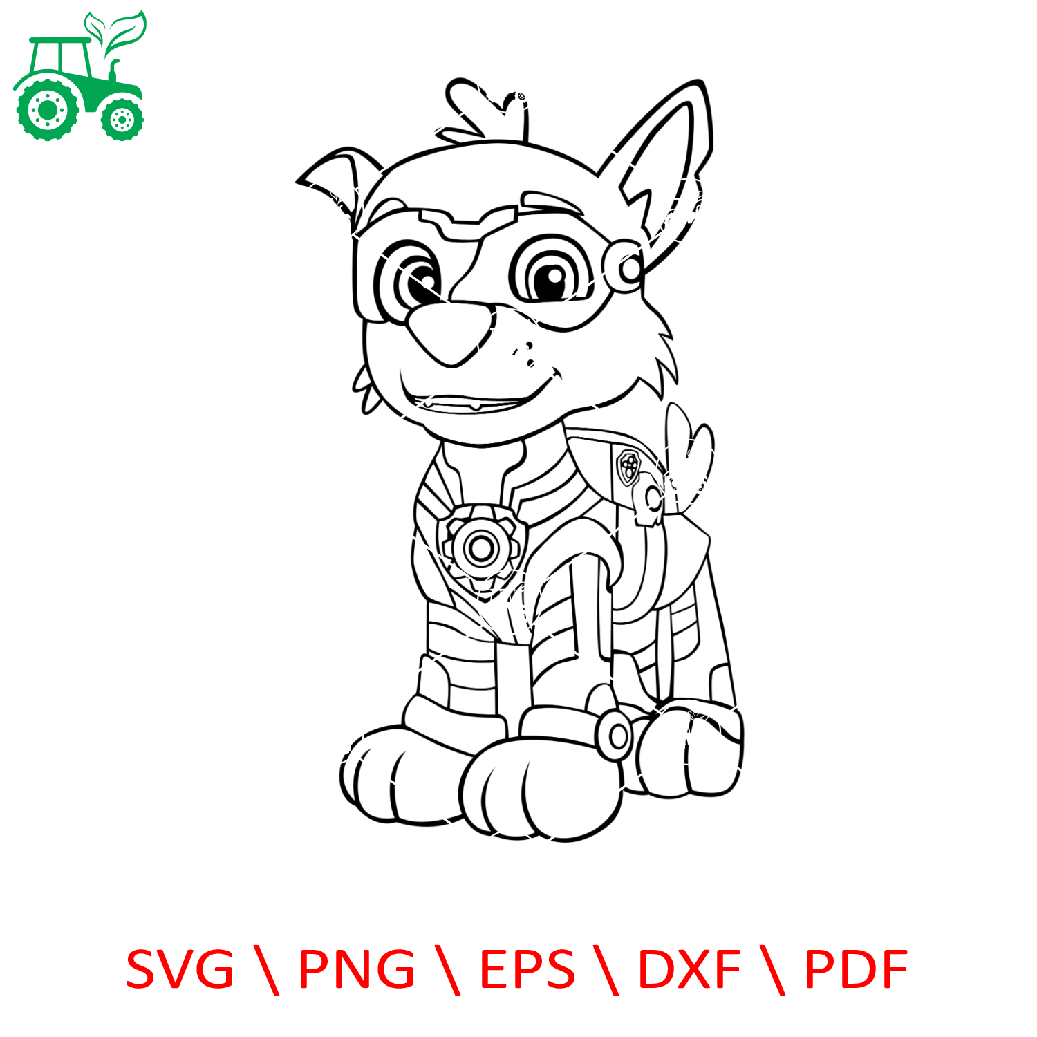 Rocky Mighty Pups Paw Patrol svg, Paw patrol Clipart, Cartoo - Inspire