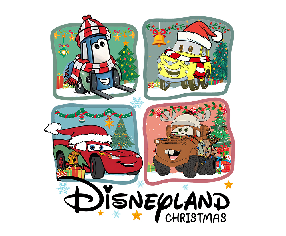 Disneyland Christmas Png, Disney Cars Christmas Png Inspire Uplift