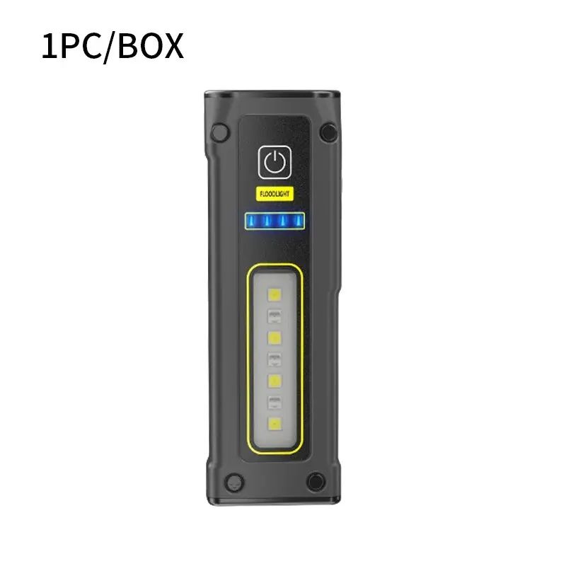 Super Bright LED Work Light, Waterproof Emergency Flashlight with Magnet Alarm SOS Keychain & Power Bank