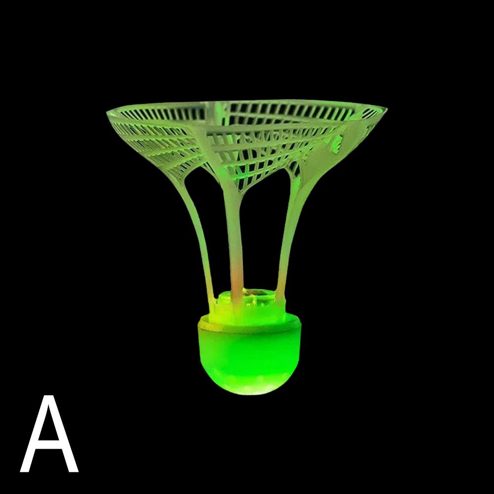 Glow in The Dark Badminton, Super Durable Unbreakable Luminous Shuttlecocks for Night Games & Outdoor Fun