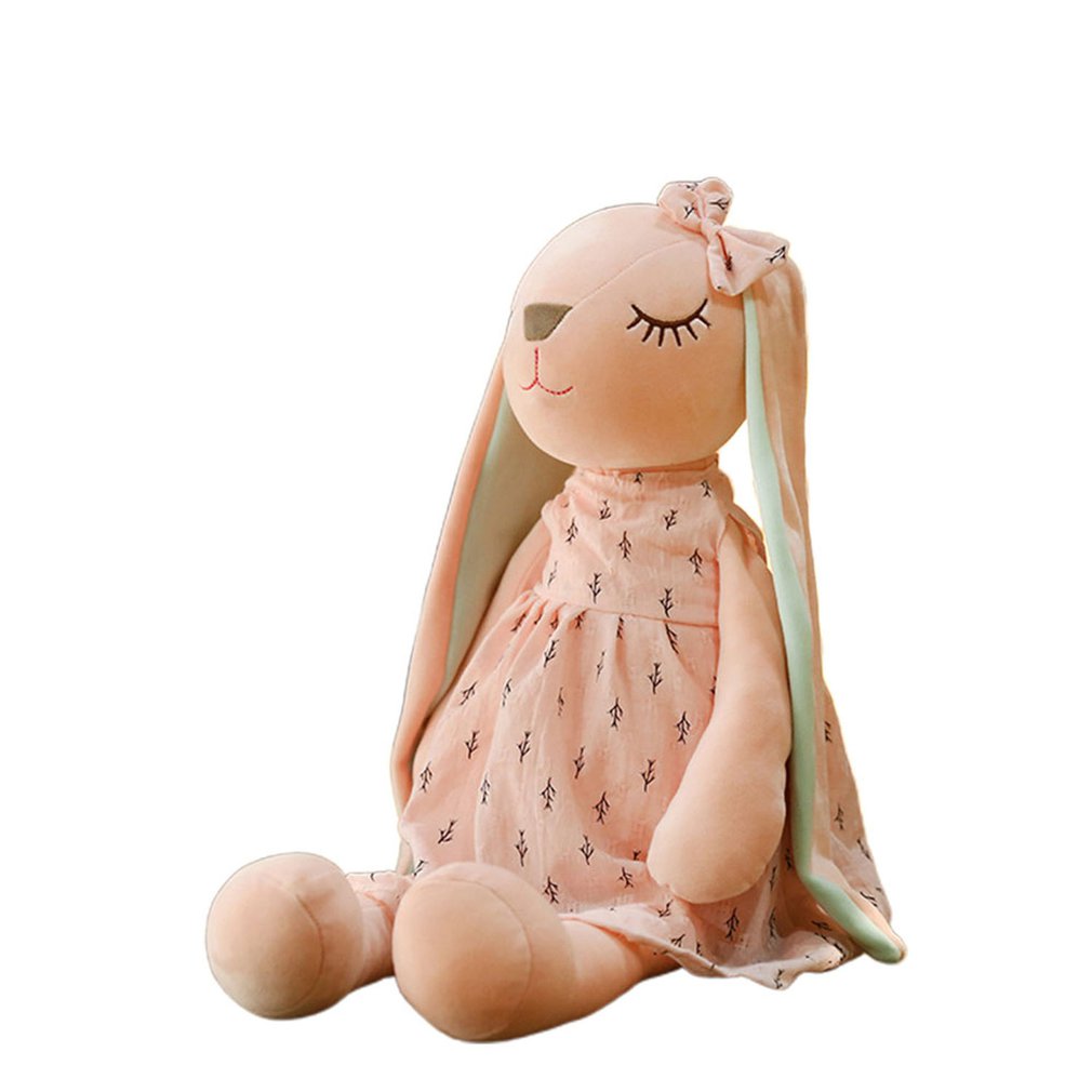 Cute Bunny Soothing Rabbit Doll, Soft Sleeping Plush Doll Toy for Kids, Stuffed Animal for Comfort & Cuddles