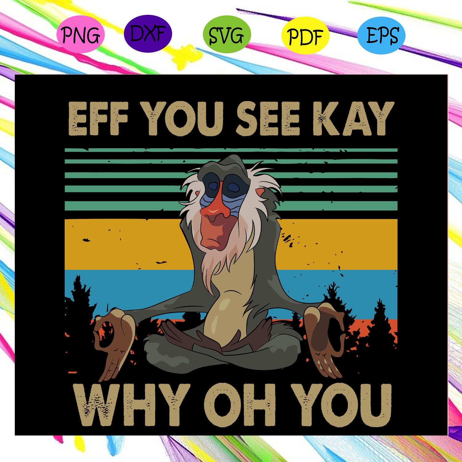 Eff You See Kay Why Oh You Shirt svg - Inspire Uplift