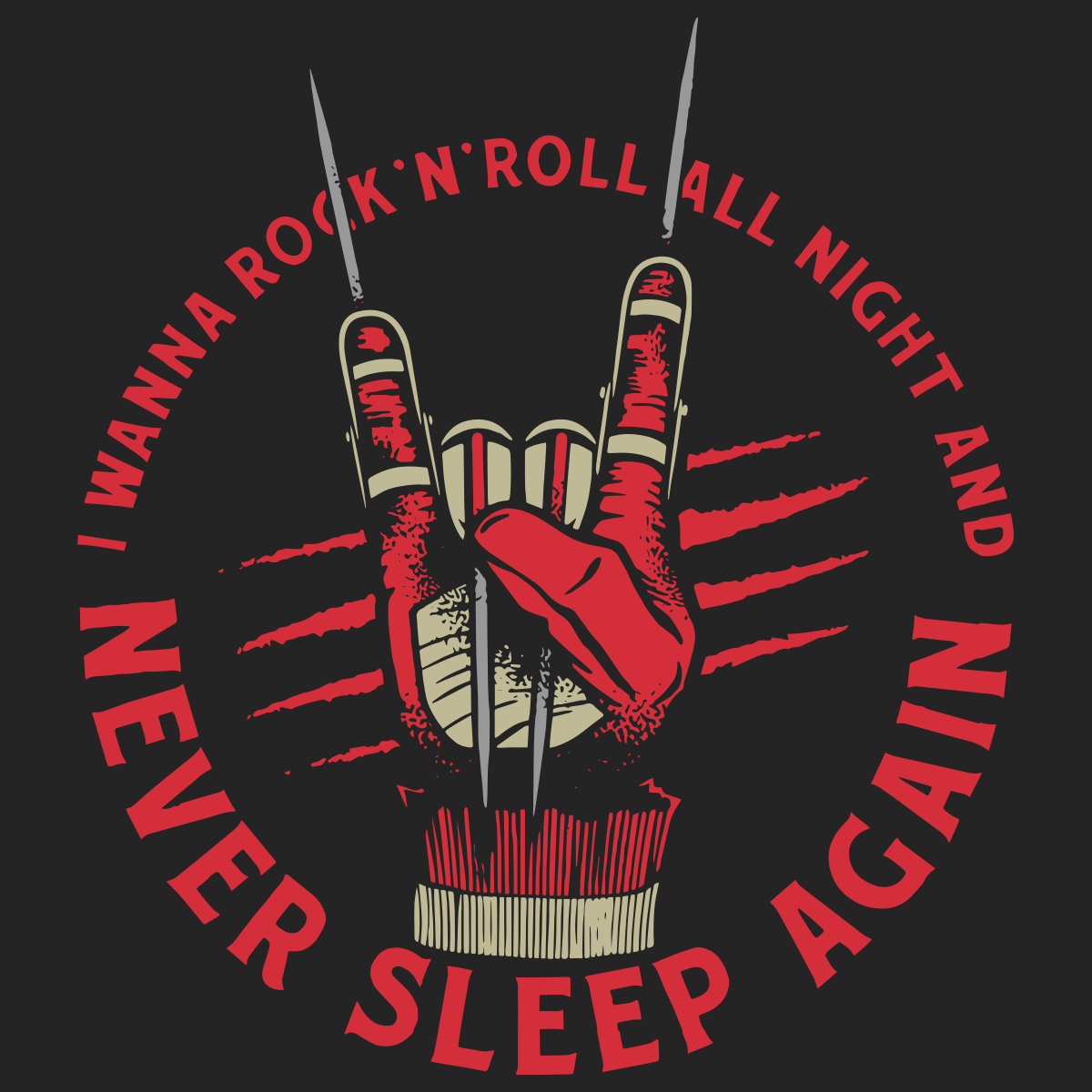 wanna rock and roll all night