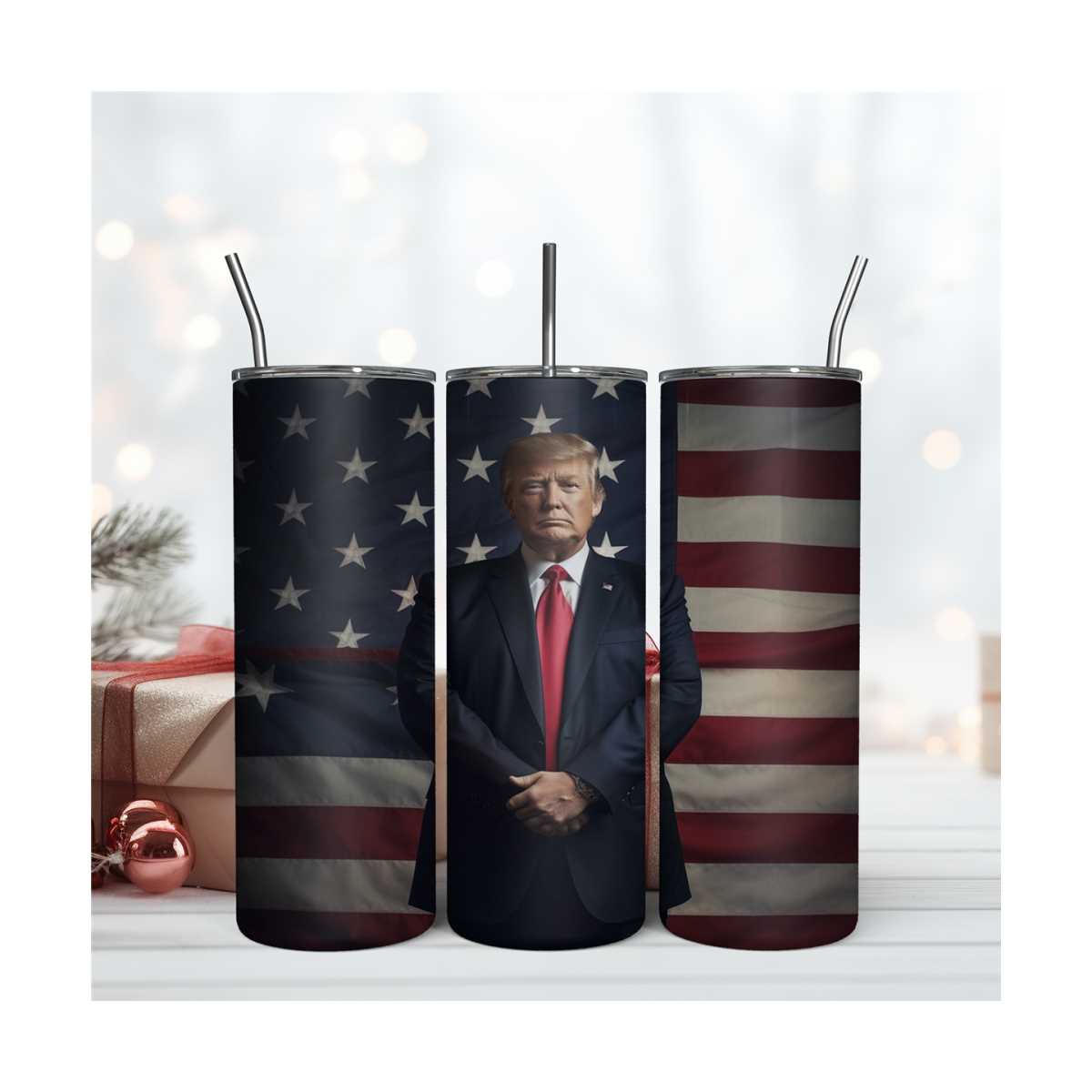 Trump Wraps Trump 2024 Smoke Effect 20Oz Tumbler Wrap Sublimation | Inspire Uplift
