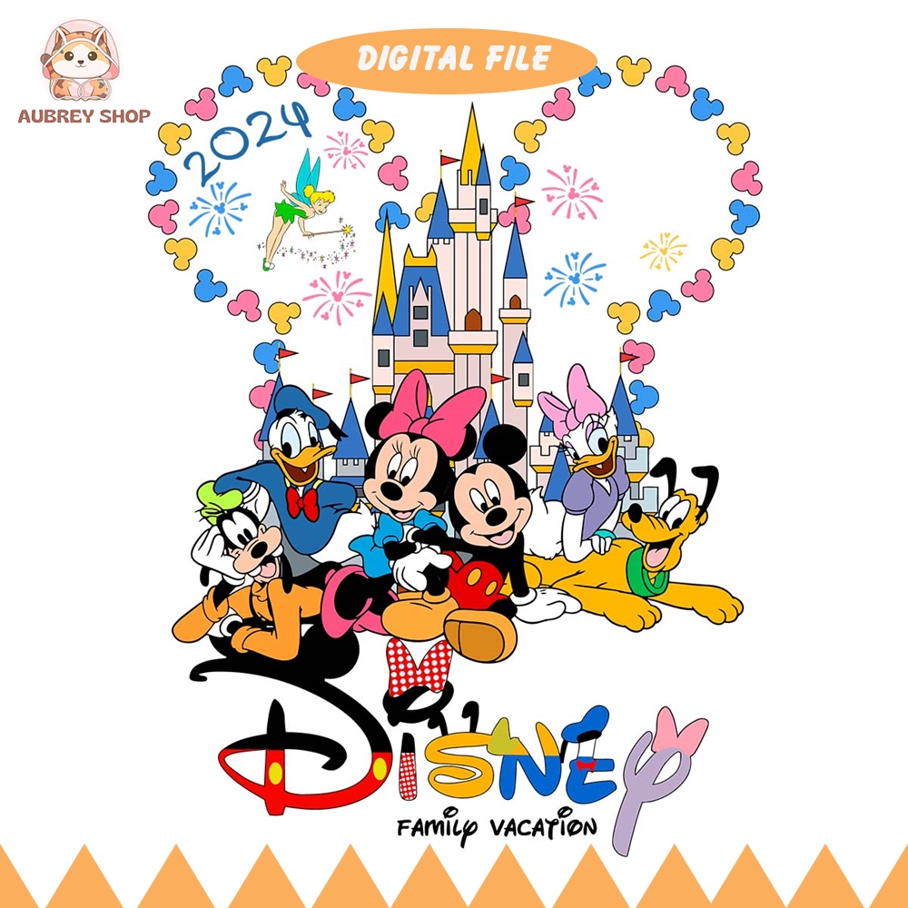 Disney World Family Vacation 2024 SVG | Inspire Uplift