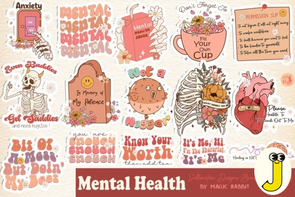 Mental Health Sublimation Bundle Png | Inspire Uplift