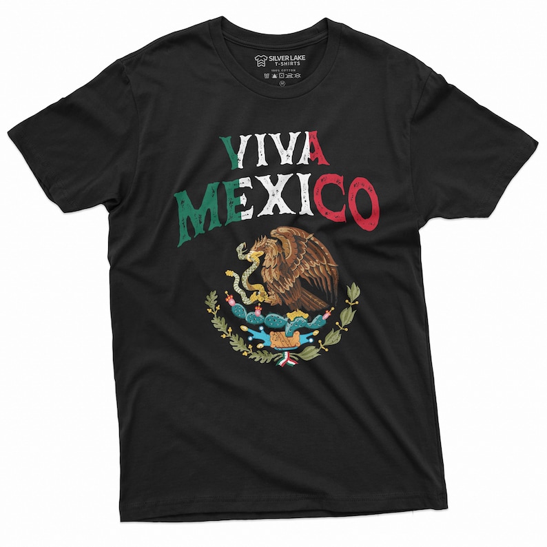 T-shirt Graphique Mexique Jour De L'Indépendance - 100% Coton, Tailles S à 5XL