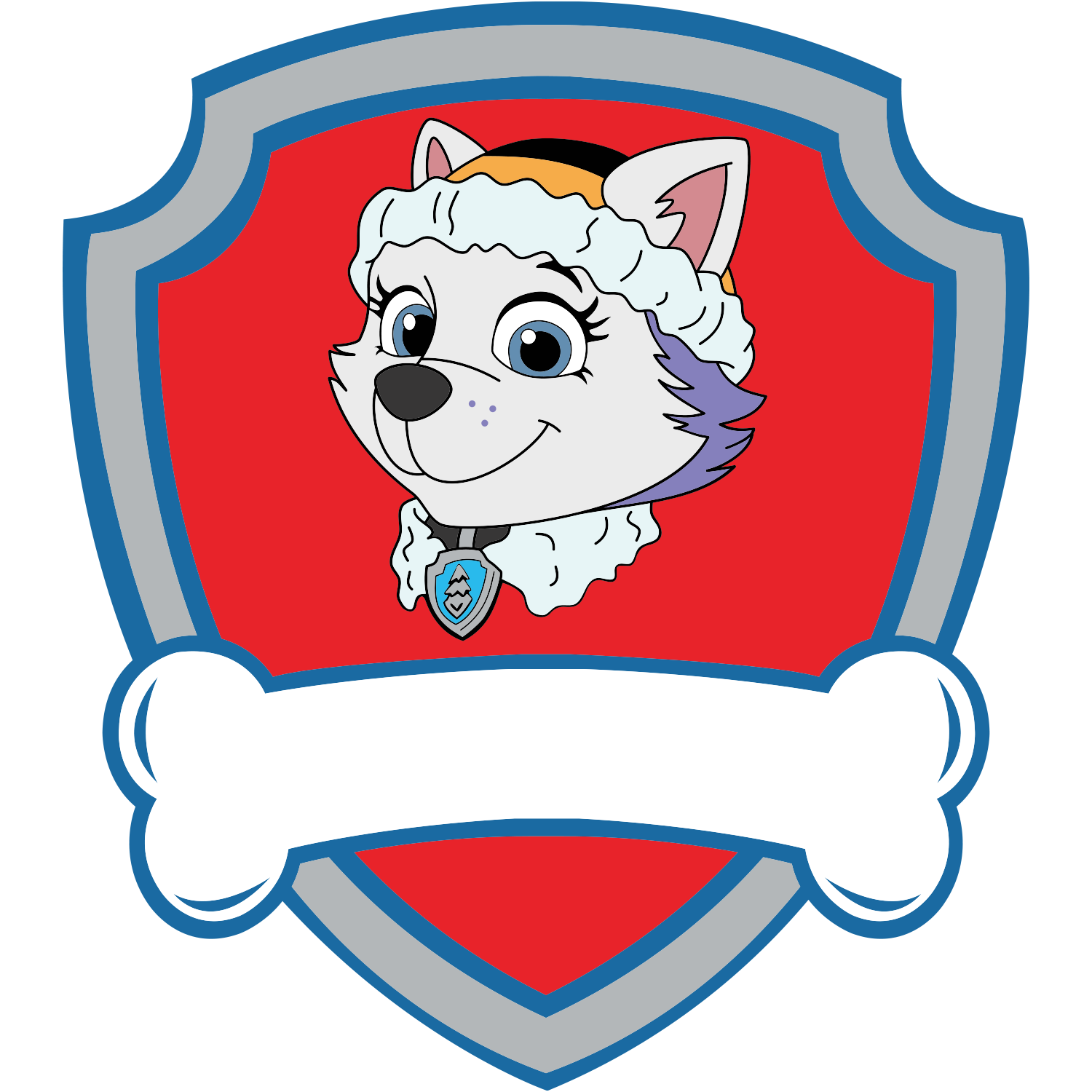 Everest Shield Paw Patrol Svg Paw Patrol Clipart Cartoon Paw - Inspire ...