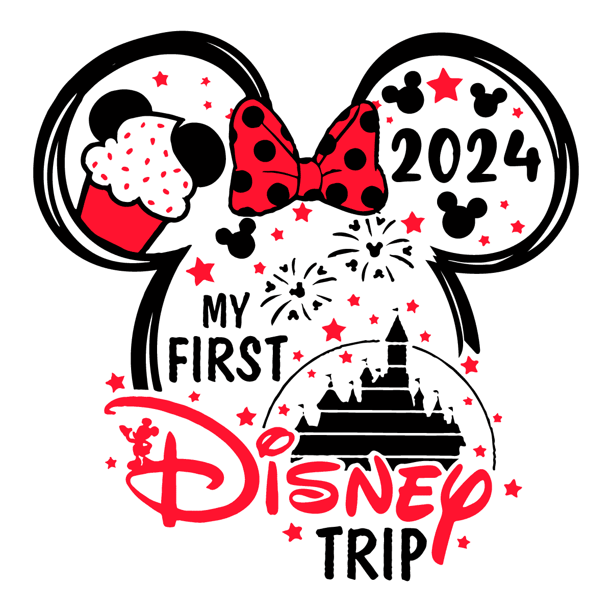 Retro My First Disney Trip 2024 SVG | Inspire Uplift