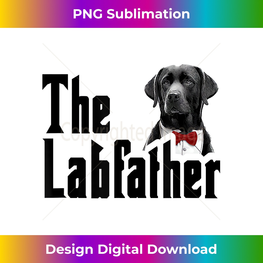 The Labfather Red Bow Tie Labrador Father's Day Dog Lover - | Inspire ...