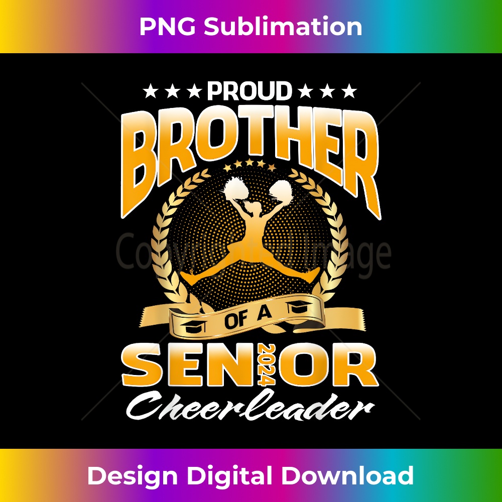 Proud Brother Of A 2024 Senior Cheerleader - Futuristic PNG | Inspire ...