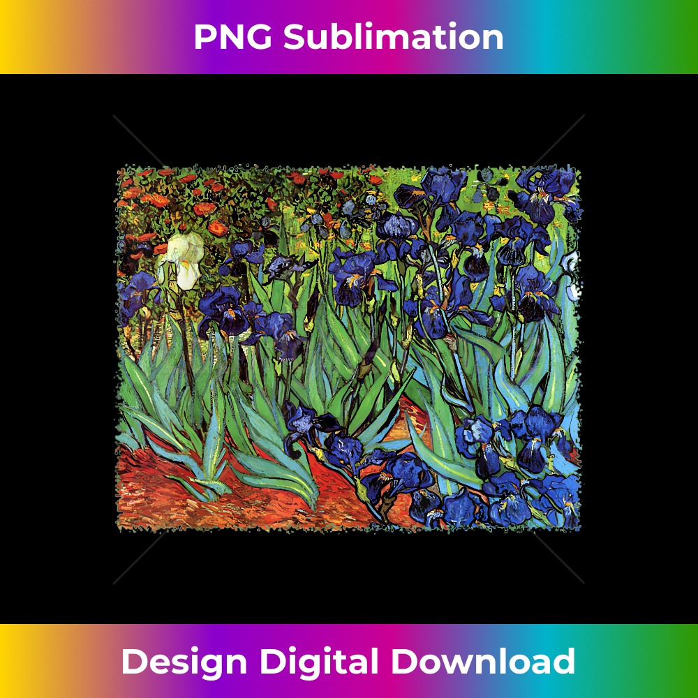 Vincent van Gogh Backpack – Irises in Artistic Bloom