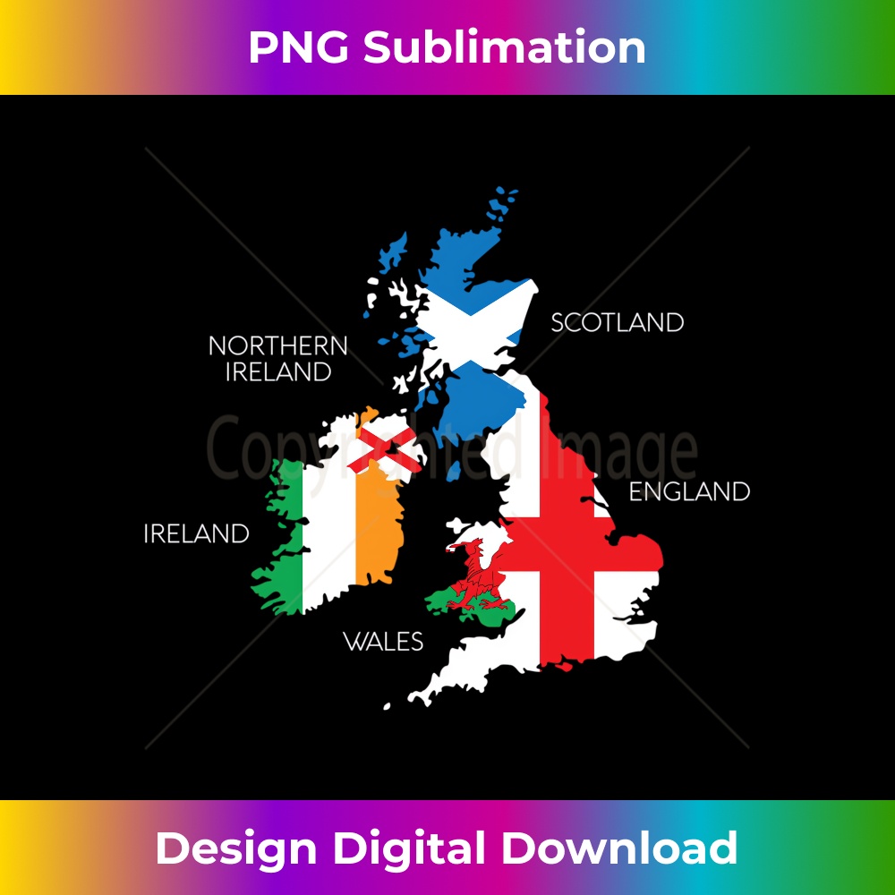 British Isles Sea Ireland Scotland Wales England Map Coins - | Inspire ...