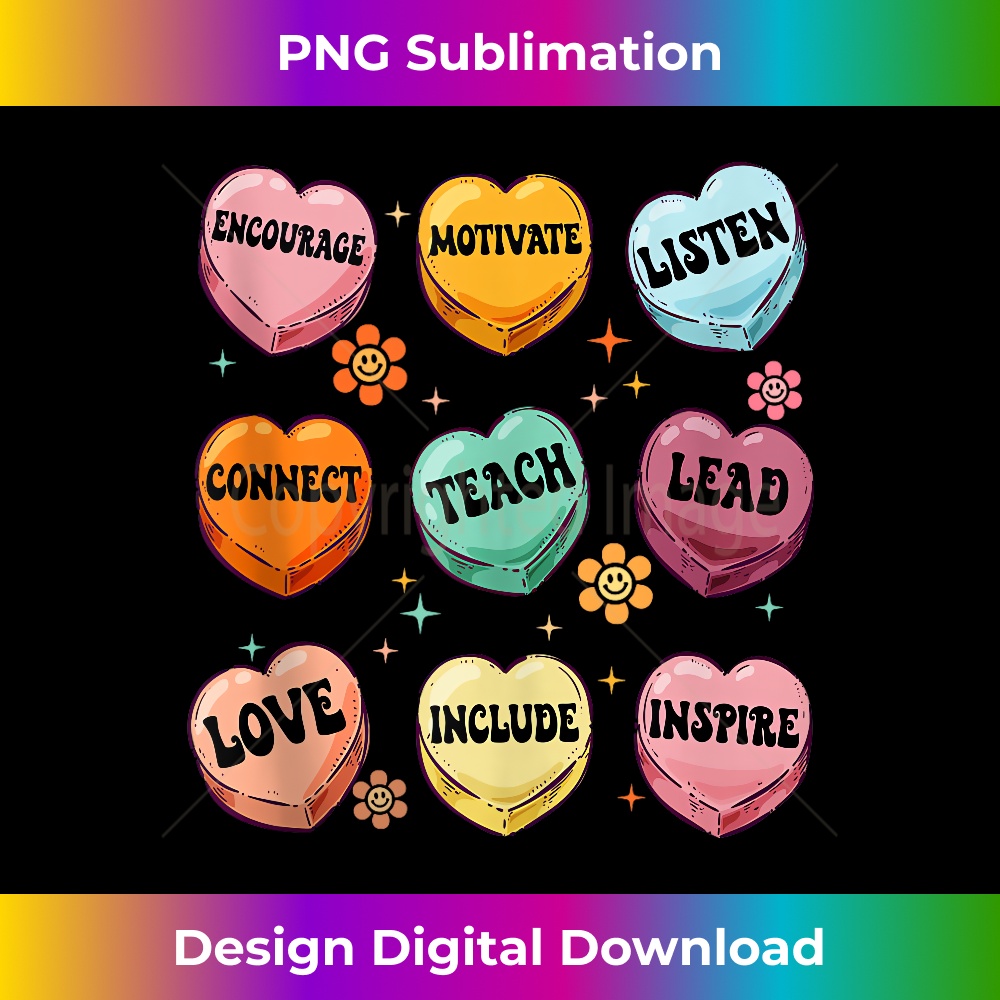 Affirmations Candy Heart Teacher Valentine's Day 2024 - Bohe - Inspire ...