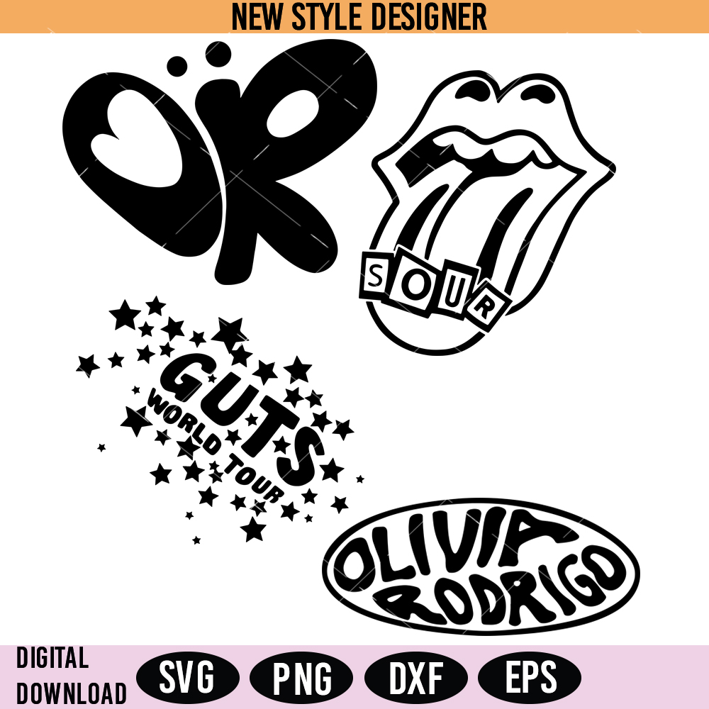 Musician Olivia Rodrigo Vector, Olivia Rodrigo SVG, Guts Wor