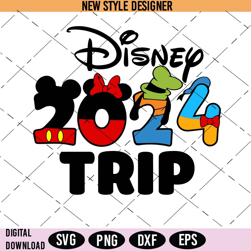 Disney Trip 2024 Svg Png, Family Trip 2024 SVG, World Trip 2 | Inspire ...